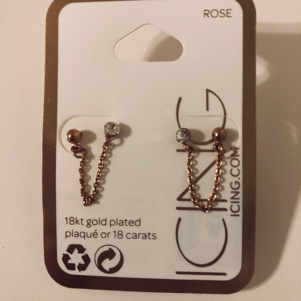 Rose Gold Earrings
